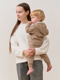 Костюм с толстовкой "Халва" утепленный 0+