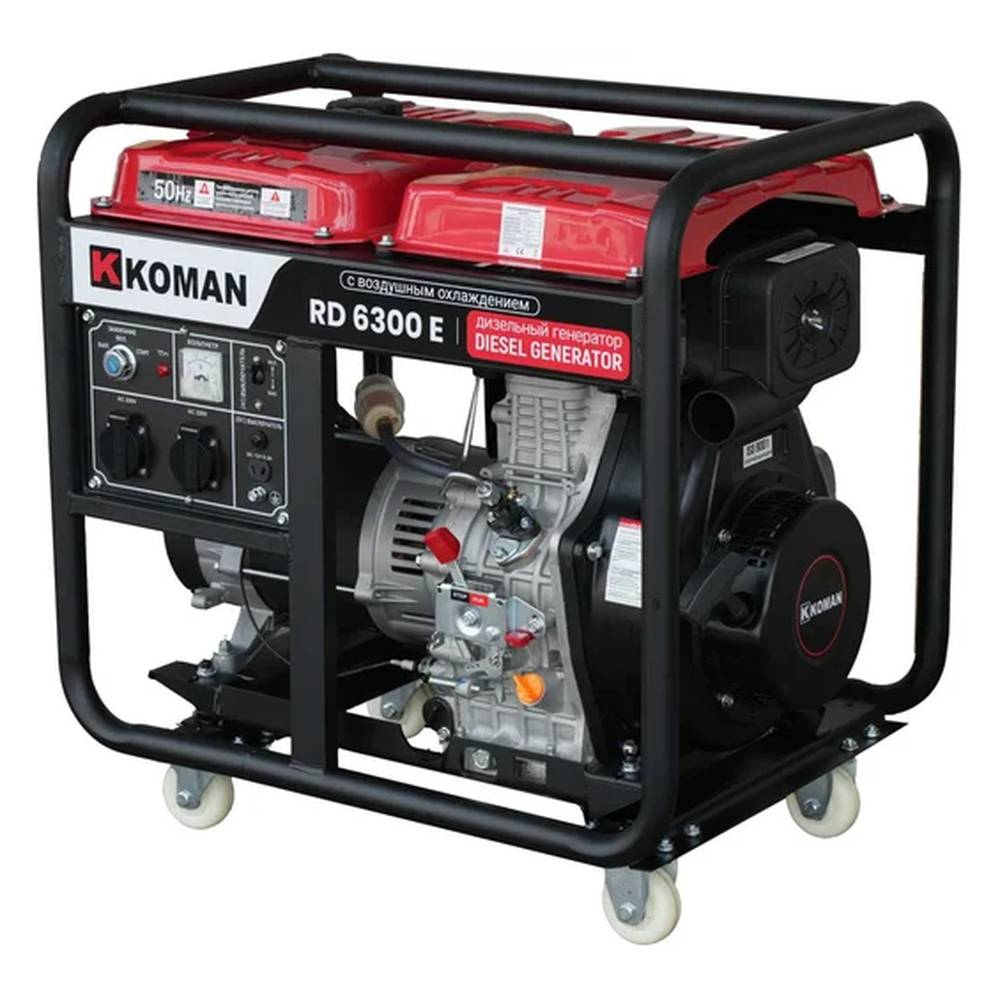 Генератор дизельный, 220В, мощность 6000Вт-6300Вт
