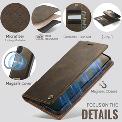Чехол-кошелек CaseMe 2 in 1 MagSafe Samsung Galaxy S21 FE