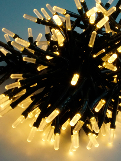 Гирлянда светодиодная "ФЕЙЕРВЕРК", 5 мм., 500 LED, желтый., 5м, 8 режимов MAG-G078-500