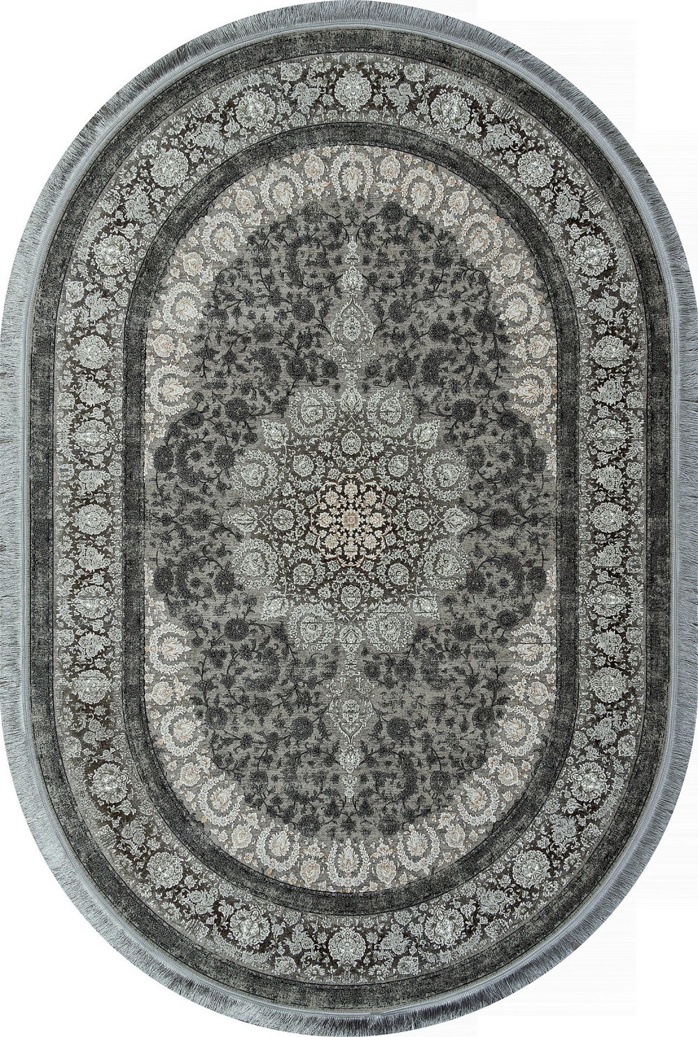 Ковер 8003 - 000 - Овал - коллекция SALIMA размер 80*150 см