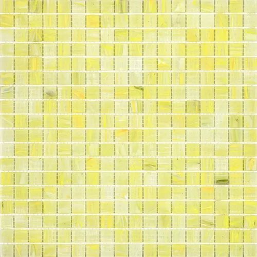 MN683 Мозаика одноцветная чип 15 стекло Alma Mono Color желтый светлый квадрат глянцевый