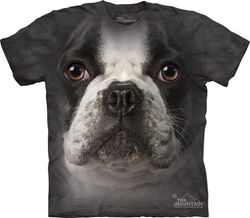 Футболка Mountain с изображением французского бульдога - French Bulldog Face