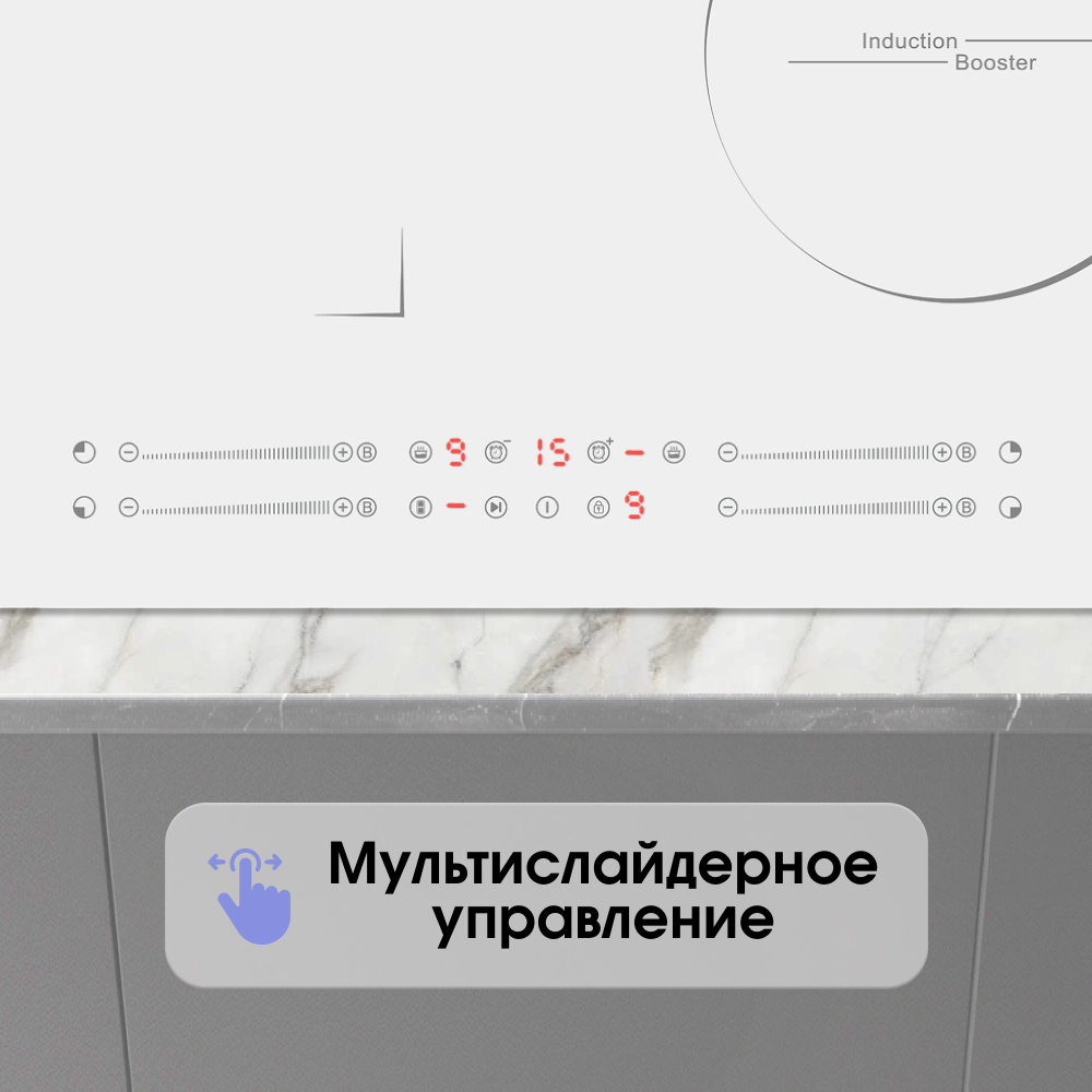 Индукционная варочная панель Zigmund & Shtain CI 49.6 W