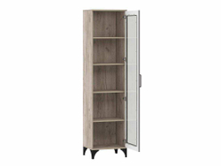 НМ 013.06 Марсель шкаф-пенал Дуб Крафт серый/Софт графит