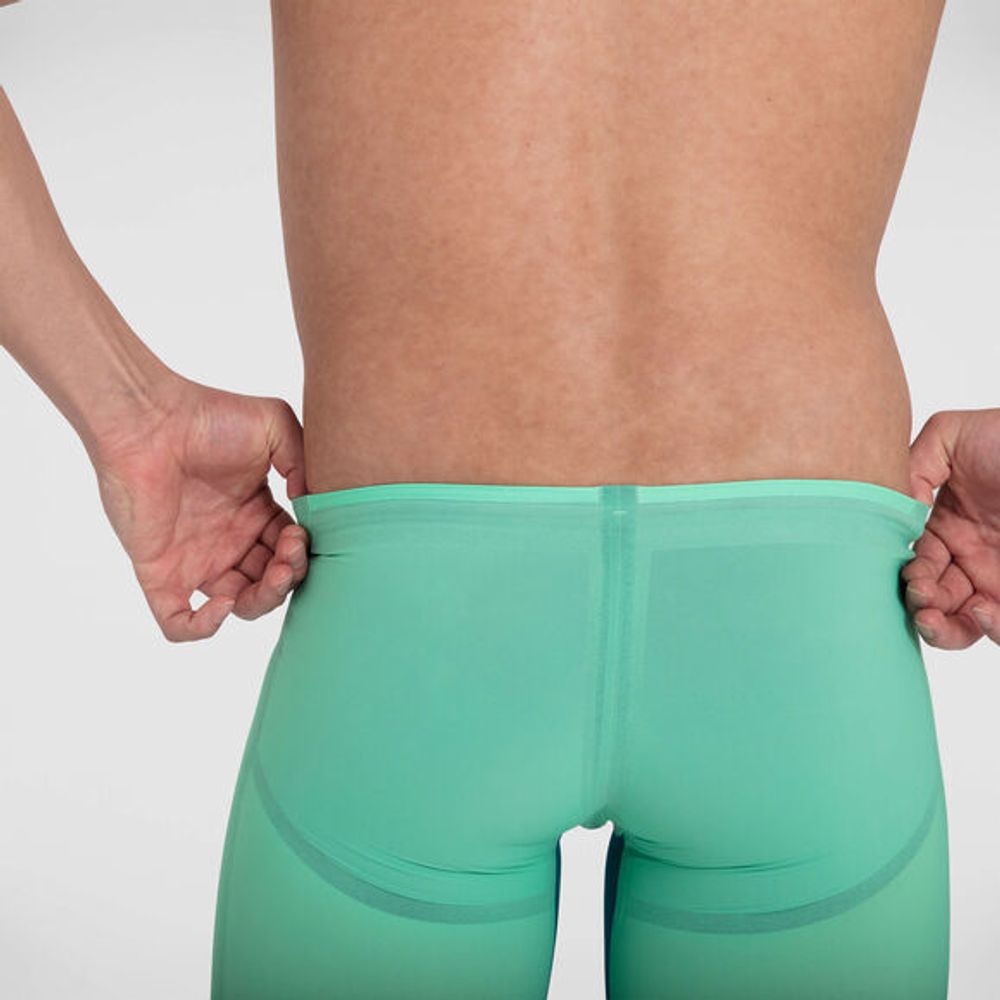 (2020) Стартовые шорты SPEEDO FASTSKIN LZR PURE Valor Jammer Green Glow/Nordic Teal  стандартная талия ПОД ЗАКАЗ