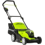 Газонокосилка аккумуляторная Greenworks G24X2LM41K2X 24В (2 x 4 Ач, ЗУ) нож 41 см, 2512607UD