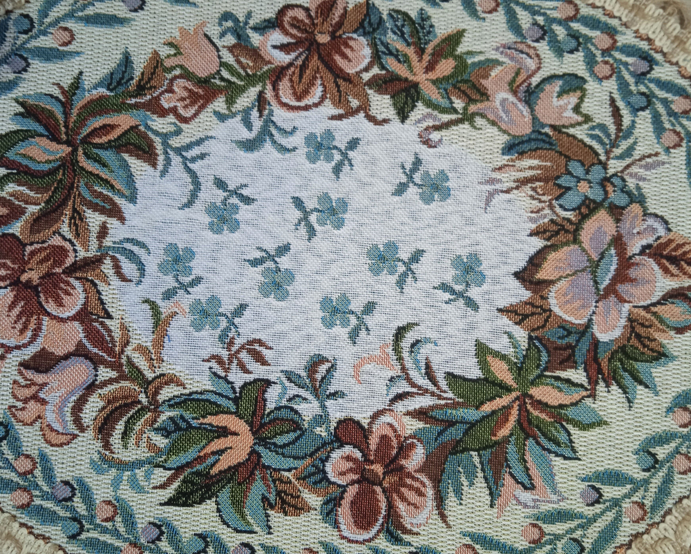 Набор декоративных гобеленовых салфеток "Барбарис" (1+6 шт.)