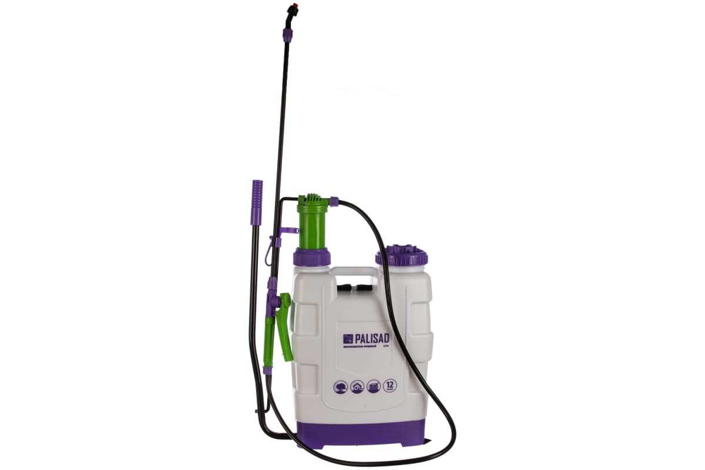 ОПРЫСКИВАТЕЛЬ PALISAD РАНЦЕВЫЙ С НАСОСОМ/ШЛАНГОМ 12Л 64784