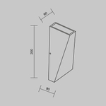 Архитектурная подсветка Outdoor O580WL-L6B