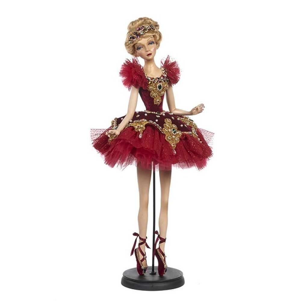 Кукла в красном платье