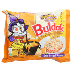 Buldak, Buldak ™, жареный рамен, острый цыпленок, сыр Quattro, 5 упаковок по 145 г (5,11 унции)