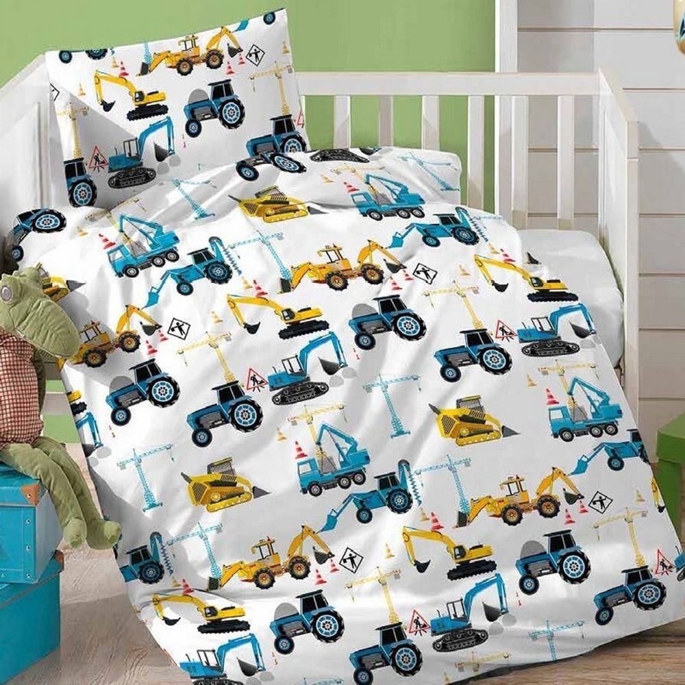 Комплект постельного белья &quot;РУ. BABY ИВТЕКС&quot; дизайн: D-008, поплин, 100% хлопок.