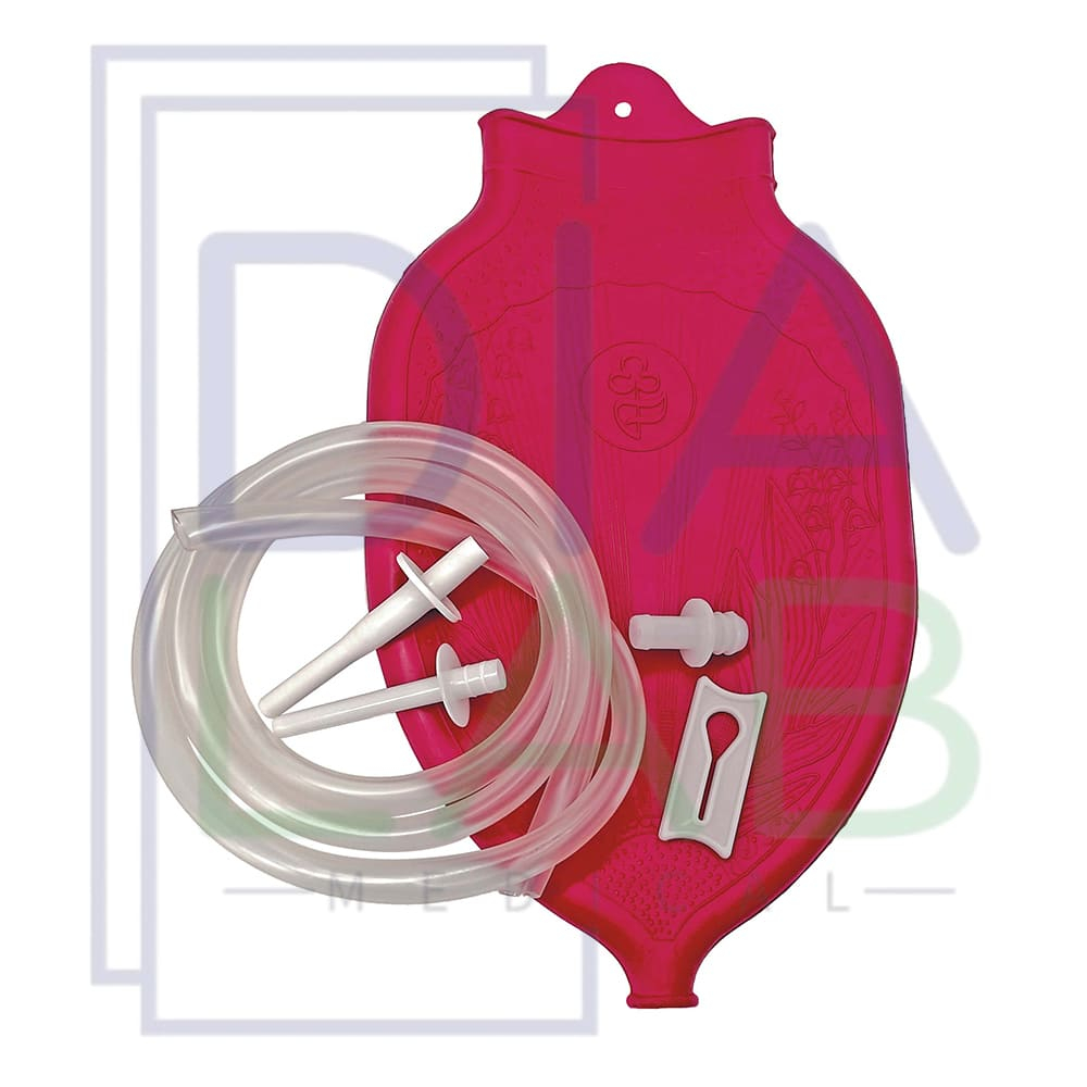 Кружка Эсмарха №3 АльфаПластик для клизм и спринцевания, многоразовая, 2 литра