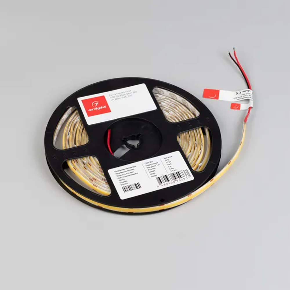 Светодиодная лента герметичная COB-SE-X544-8mm 24V Warm2700 (11 W/m, IP65, 5m) (Arlight, -) 062812
