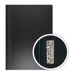 Папка с прижимом Эконом черная (DOLCE COSTO)