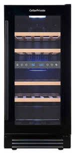 Винный шкаф Cellar Private CP027-2TB черная дверь