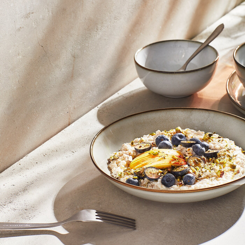 Набор глубоких тарелок IKEA GLADELIG (ГЛАДЕЛИГ), Серый, 21 см, 4 шт