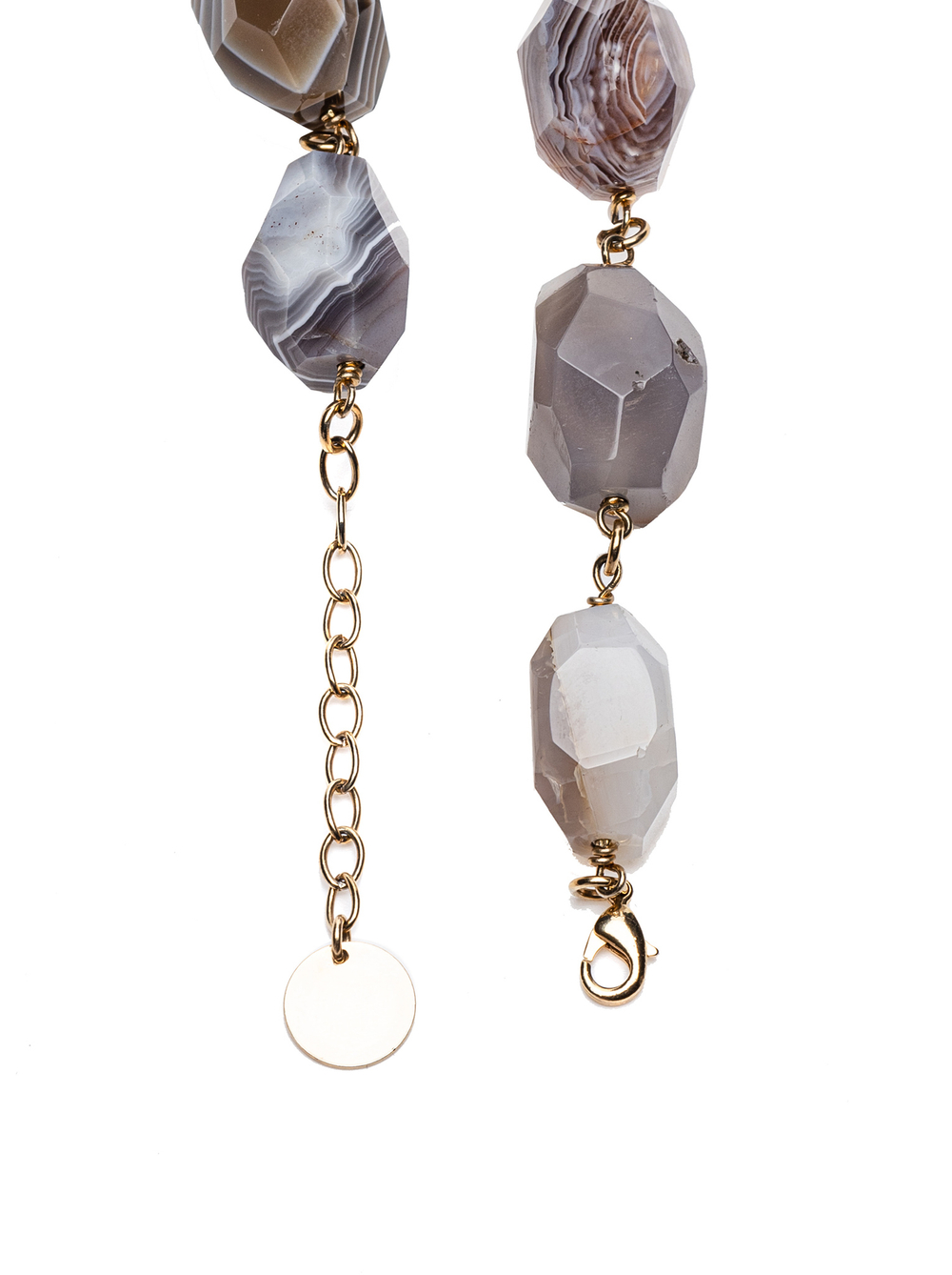 A HEUNIS колье Ж металл - многоцветный