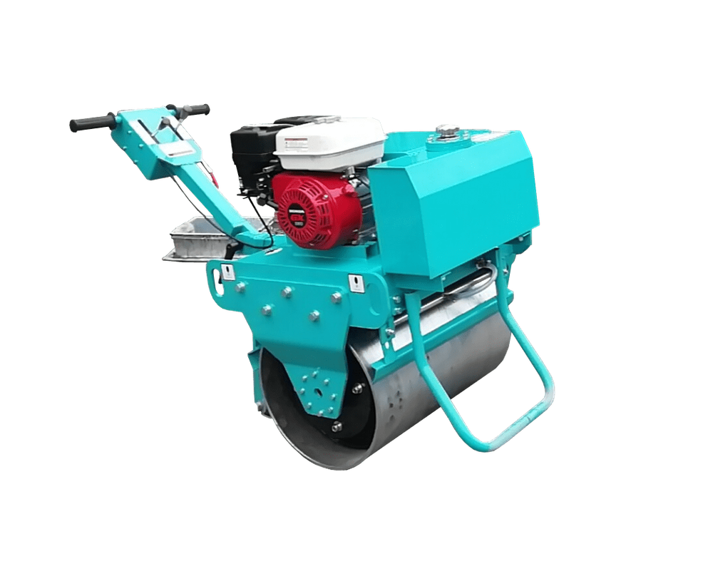 Ручной одновальцовый виброкаток GIKS GVR-300H бензиновый - [300 кг / Honda GX160]