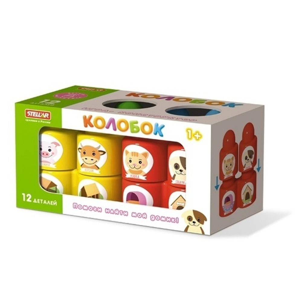Конструктор Колобок игра помоги найти мой домик 03023 158-038