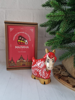 Фарфоровая игрушка огненная коза