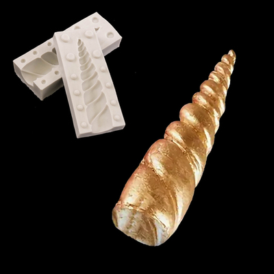 Силиконовый молд "Рог единорога" 92 мм, Caramella