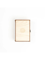 Подарочный деревянный короб для рюмок (стопок). PK39