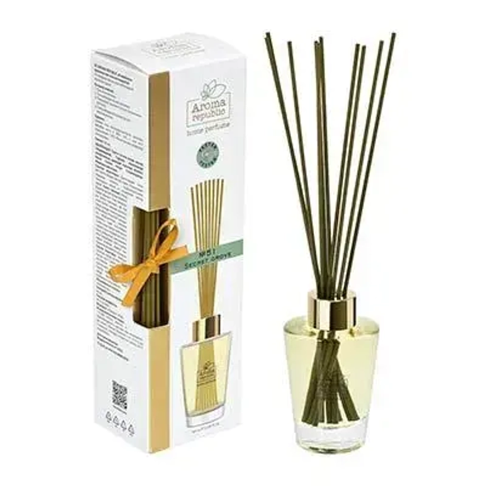 AROMA REPUBLIC Ароматический диффузор в стеклянном флаконе 90 мл,»№51 Secret grove» /6