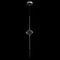 Подвесной светильник Crystal Lux GLASS SP3W LED CHROME