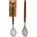 Ложка кухонная силиконовая с прорезями «АМАДЕО» 32см