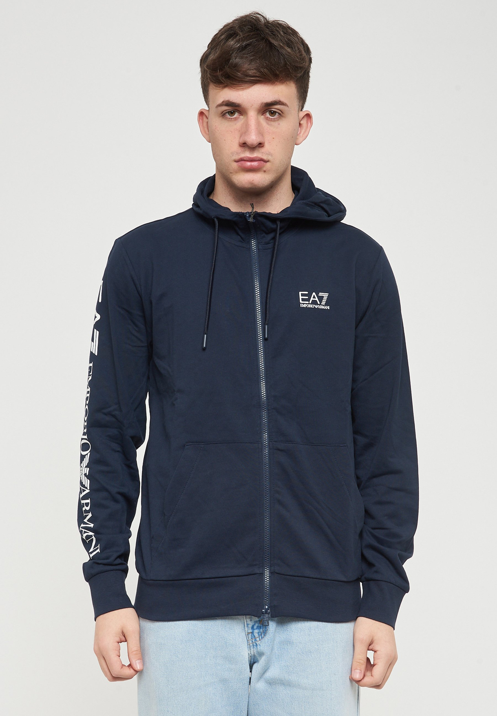 EA7 Emporio Armani UNISEX - Толстовка на молнии - Синий