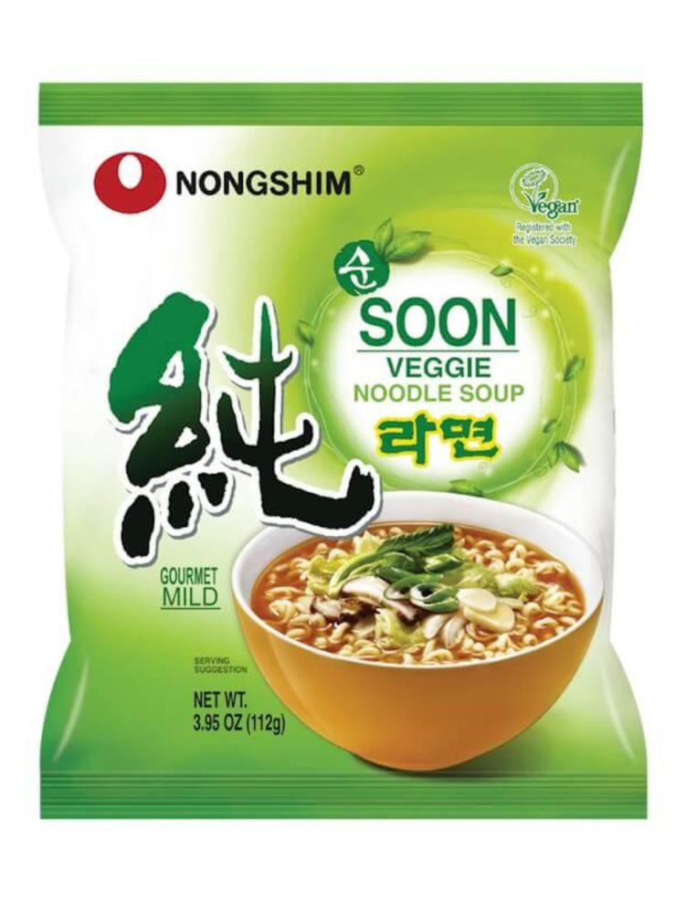 Лапша быстрого приготовления Nongshim Soon Veggie 112 г x 5 шт