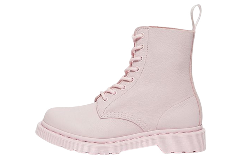 Dr. Martens 1460 Pascal Mono Lace Up Boots "Pink" Women"s