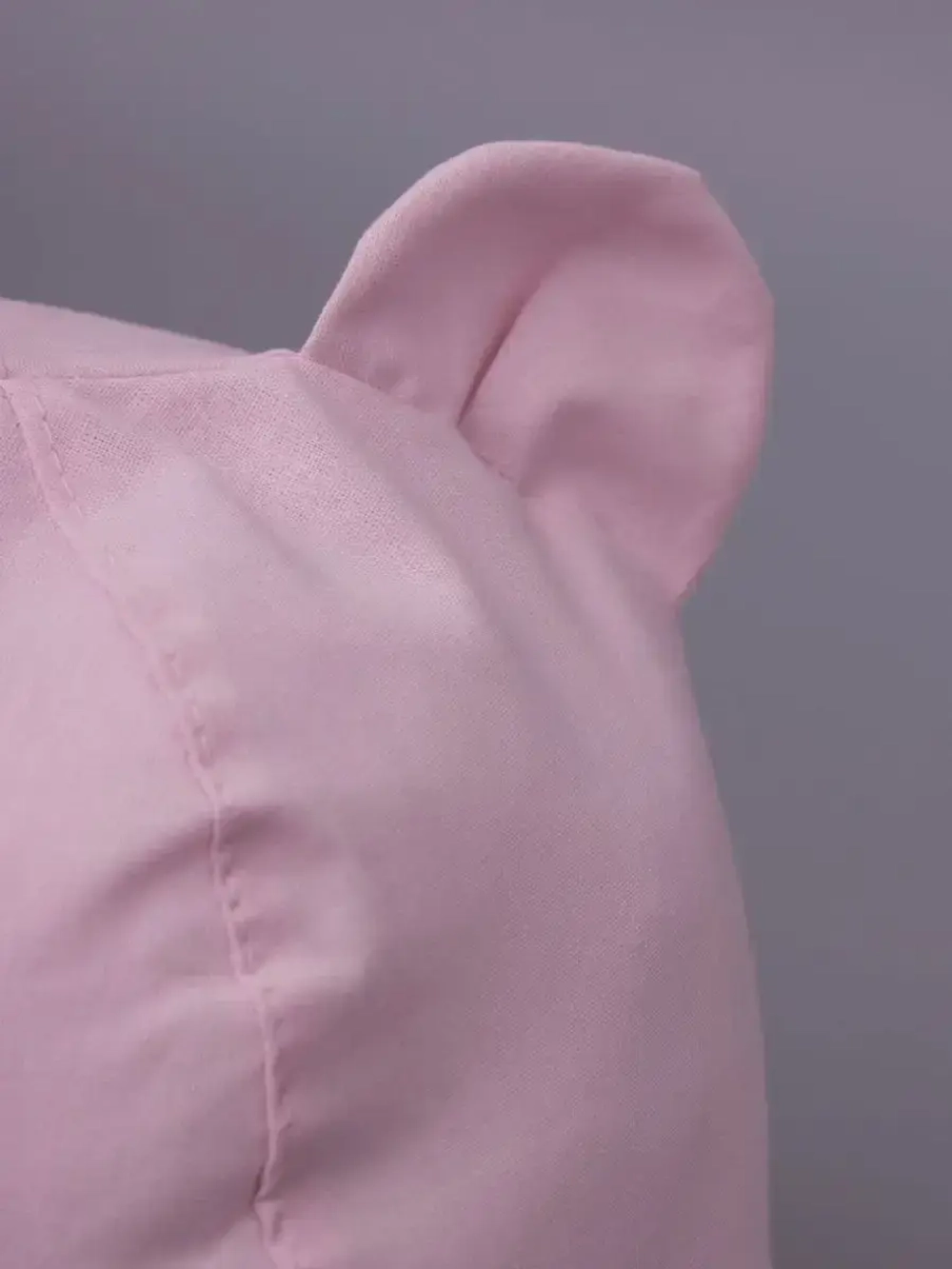 Детская розовая панама на завязках пляжная