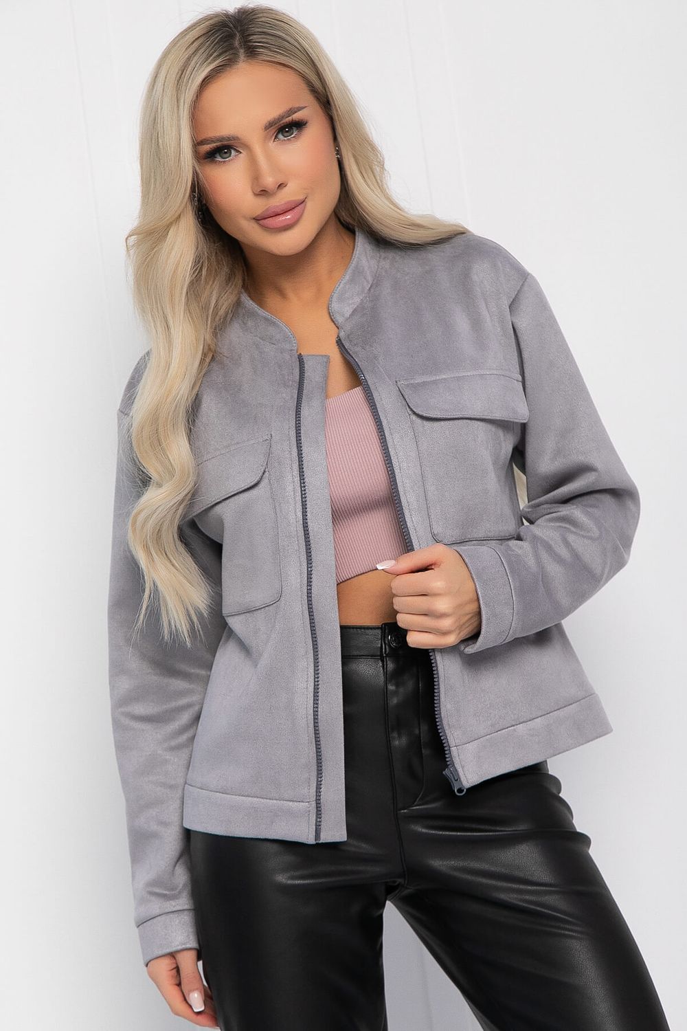 Бомбер Александра (серый) Б12698-2 LT Collection