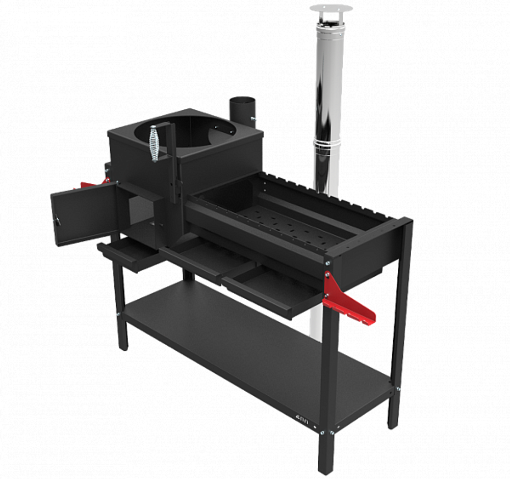 Печь-мангал Grillver Искандер 360 Стандарт Эйр