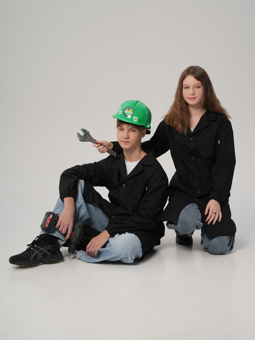 Халат подростковый для уроков труда | Х-100 б ТС