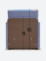 Кресло-кровать "Миник" с подлокотниками Candy Violet купон Пейзаж