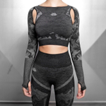 Лонгслив BODY ENGINEERS ATHENA Camo Dark Grey