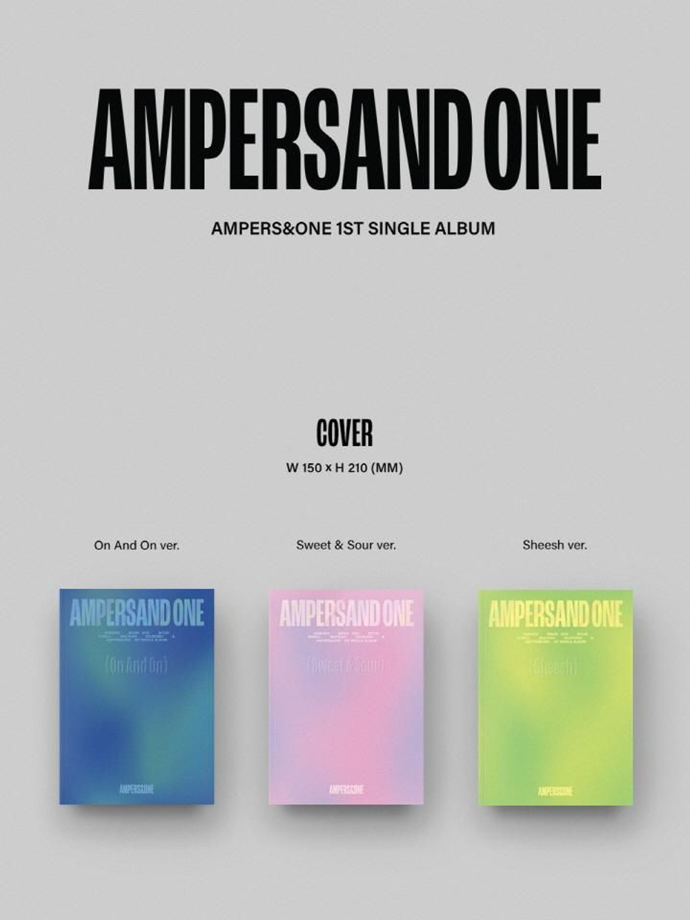 Альбом AMPERS&ONE - AMPERSAND ONE 1st Single Album RANDOM Version