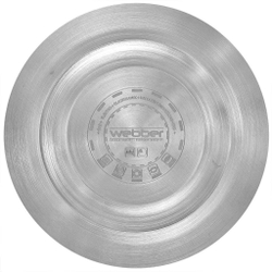 Чайник со свистком 3 л из нержавеющей стали, индукционное дно WEBBER BE-0569/1 сатин, черный