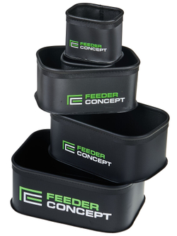 Емкости для прикормки и насадки Feeder Concept EVA 5шт. набор 270х170х100