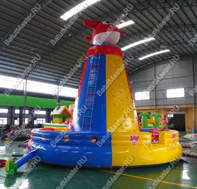 Коммерческий надувной скалодром "Улетный", 8*8*9 м