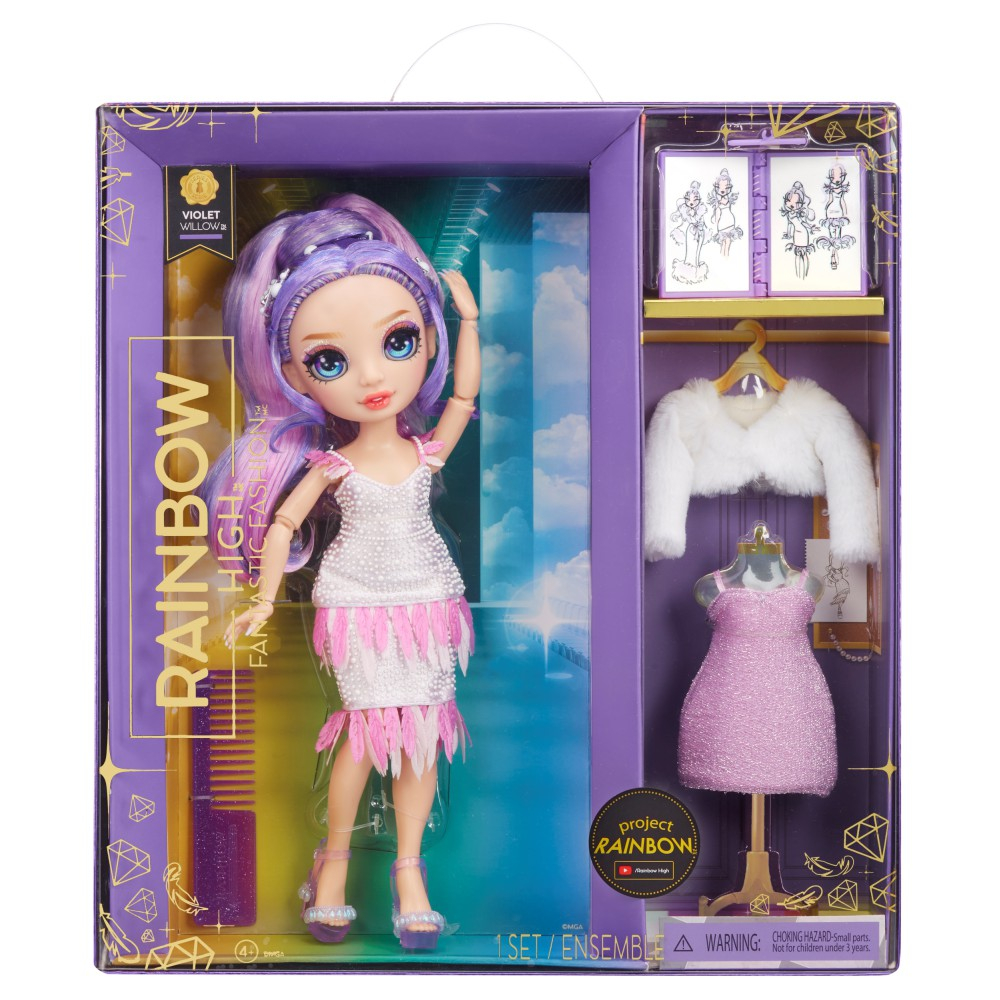 Rainbow High - Модная кукла Violet Willow (Purple) Fantastic Fashion 587385