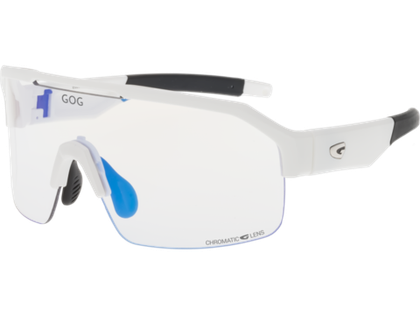 Спортивные очки GOG Thor C / Matt White-Black / Photochromic Blue Lens