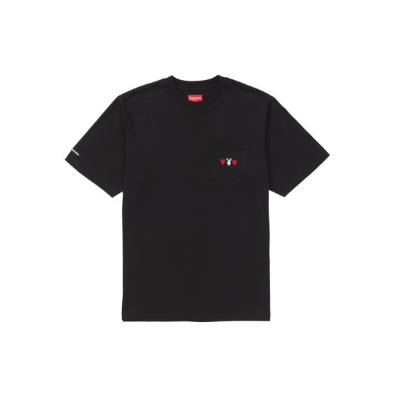 Supreme FW18 x Playboy Pocket Tee Black T