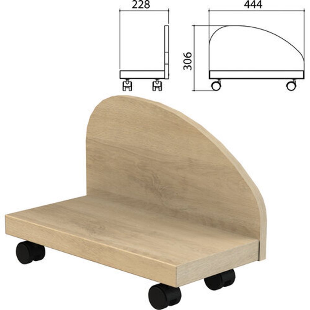 Подставка под системный блок &quot;Приоритет&quot;, 228х444х306, кронберг, К-929, К-929 кронберг