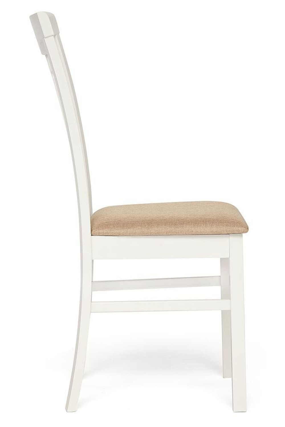 Стул - Гермес/ Hermes дерево гевея, 43х49х94см, butter white, ткань песочная (Jaffy 104-58)