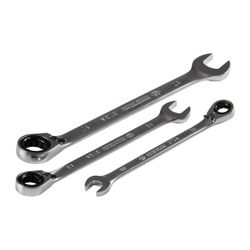 KING TONY (122A06MR) Набор комбинированных трещоточных ключей, 10-19 мм, 6 предметов